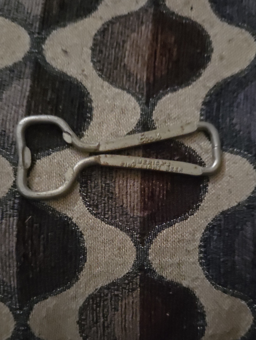 Vintage Metal Bottle Opener Keychain - Silver Tone Coors
